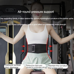 Adjustable Breathable Waist Belt for Fitness Training