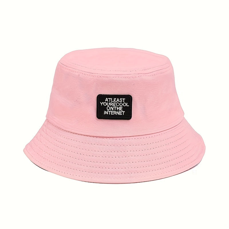 Men's Mushroom Embroidery Sun Hat Fisherman Hat