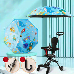Multifunctional Sunshade Umbrella Tricycle UV Protection Sunscreen Umbrella