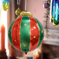 10pcs Christmas Theme Hanging Balloons Party Decorations Holiday Accessory