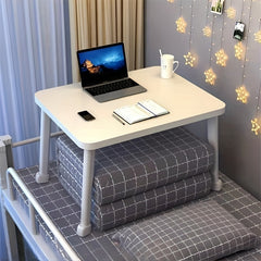 Wooden Foldable Study Table For Dorms And Home