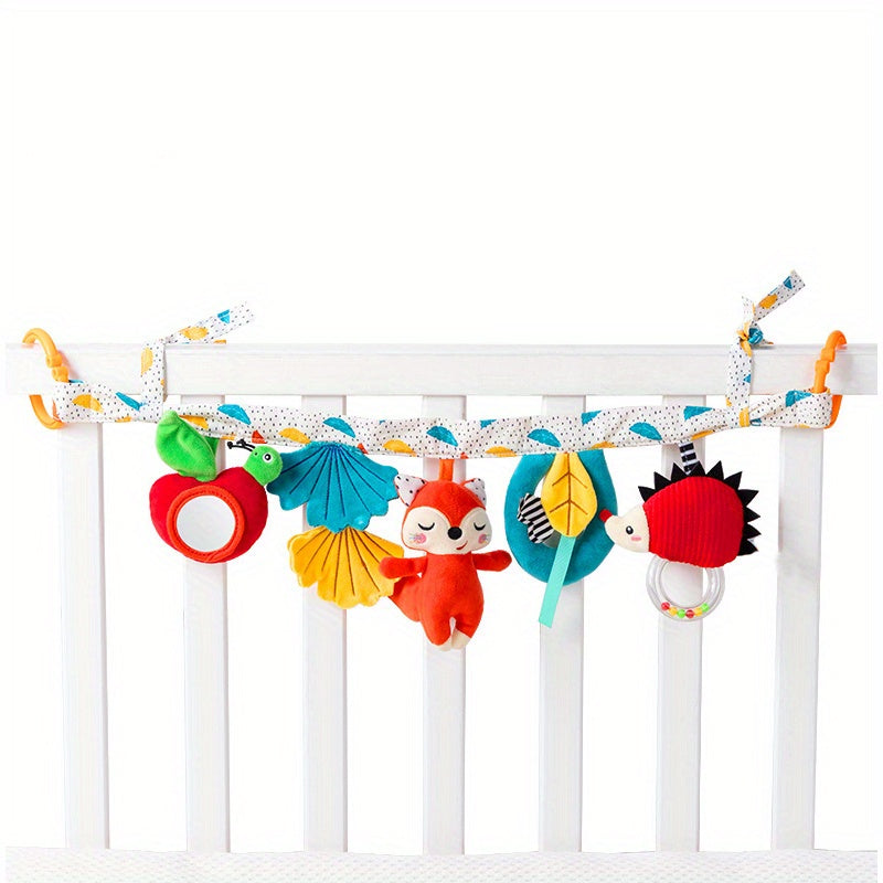 Adorable Plush Stroller Pendant for Newborns