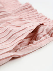 Smocked High Waist Shorts for Women