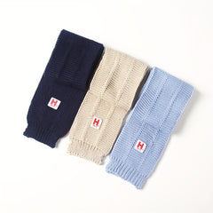 Kids Knitted Scarf Baby Neck Wrap Boys Girls