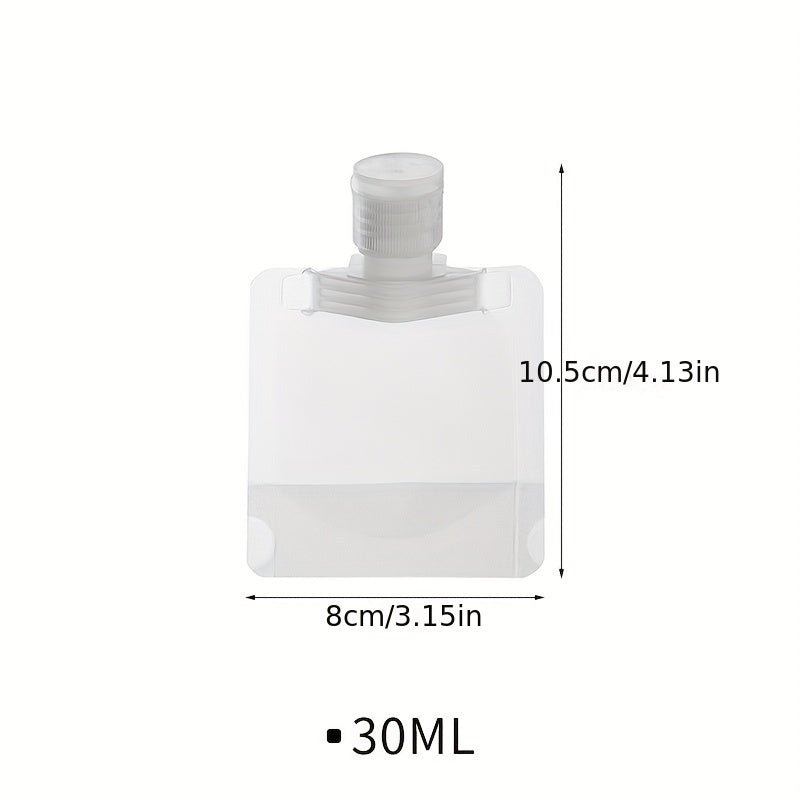 Travel Plastic Refillable Pouches Portable Empty Squeeze Bag