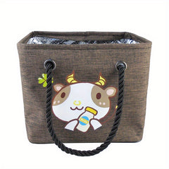 Large Capacity Waterproof Toiletry Basket Portable Storage Bag