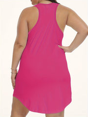 Slogan Print Tank Sleep Dress