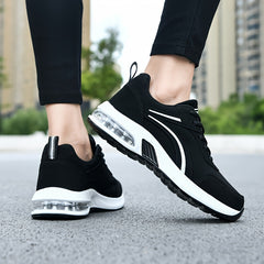 Women's Non-Slip Air Cushion Running Shoes Lace Up Casual Travel Shoes