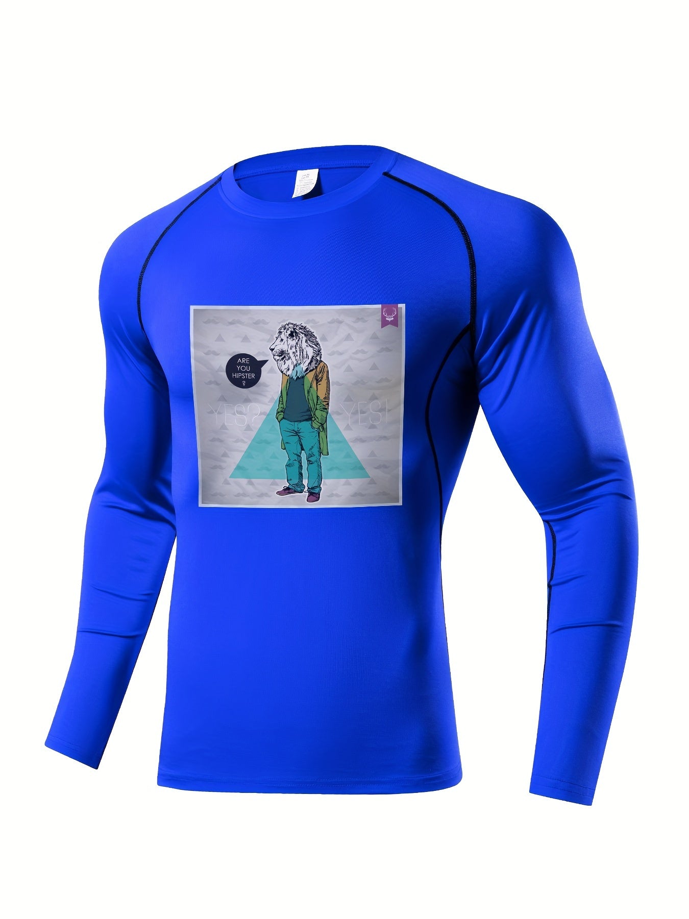 Skeleton Motorcycle Compression Long Sleeve Shirt