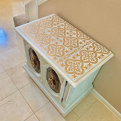 12.5" Stencil Template for DIY Painting Floor Furniture Decor