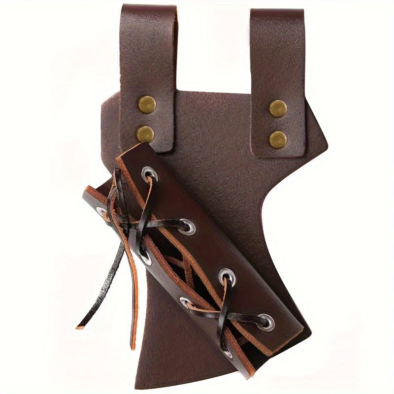 Renaissance Medieval Viking Costume Props PU Leather Belt & Sword Sheath