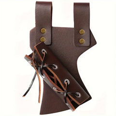 Renaissance Medieval Viking Costume Props PU Leather Belt & Sword Sheath