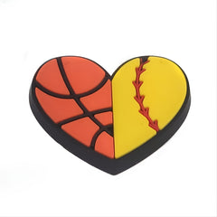 10pcs Cartoon Basketball Shoe Charms for Clogs