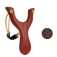 High Precision Wooden Slingshot Toy for Outdoor Play