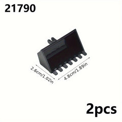2pcs Excavator Bucket Bricks Toys Compatible with 15265 2951 2950 24120 47508