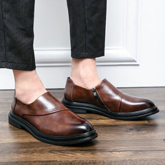 Men's Zipper Formal Shoes Non Slip Business Wear
