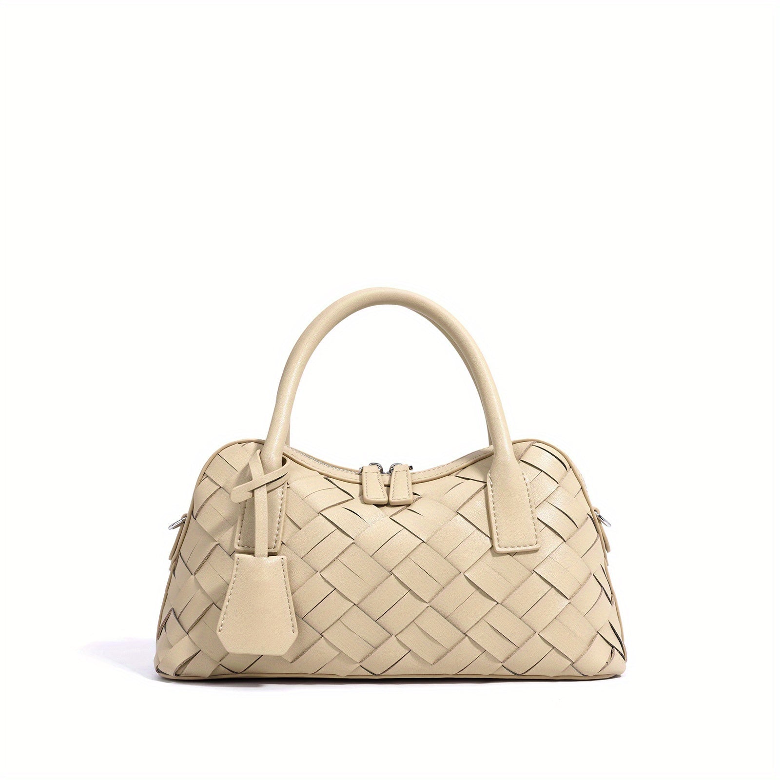 Hand Woven Bowling Women'S Bag Large Capacity Messenger Bag