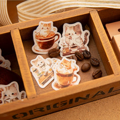 46pcs Animal Stickers Pack - DIY Journal Decoration Adhesive Sealing Stickers