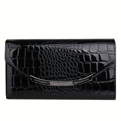 Crocodile Pattern Chain Bag Shoulder And Crossbody Style