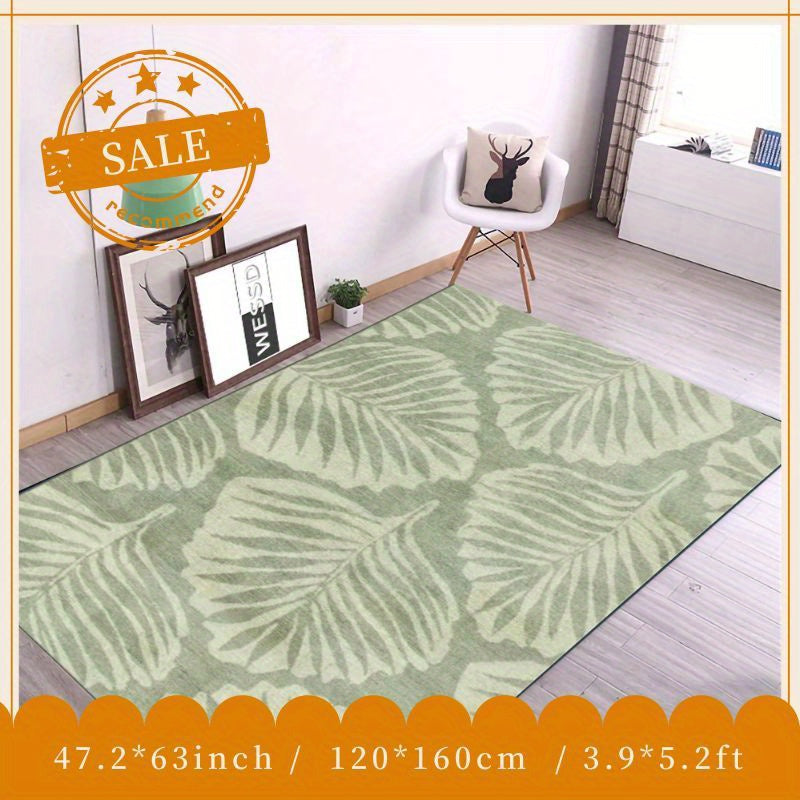 Soft Fluffy Faux Cashmere Area Rug for Living Room Bedroom, Anti-slip TPR Bottom