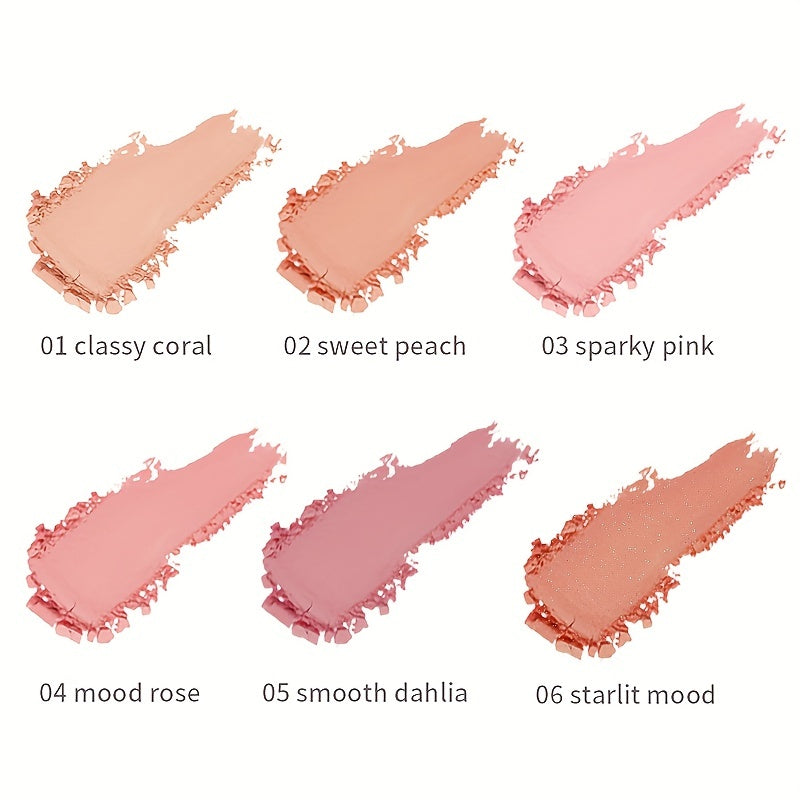 Matte Pink Cheek Blush Long Lasting Powder Makeup