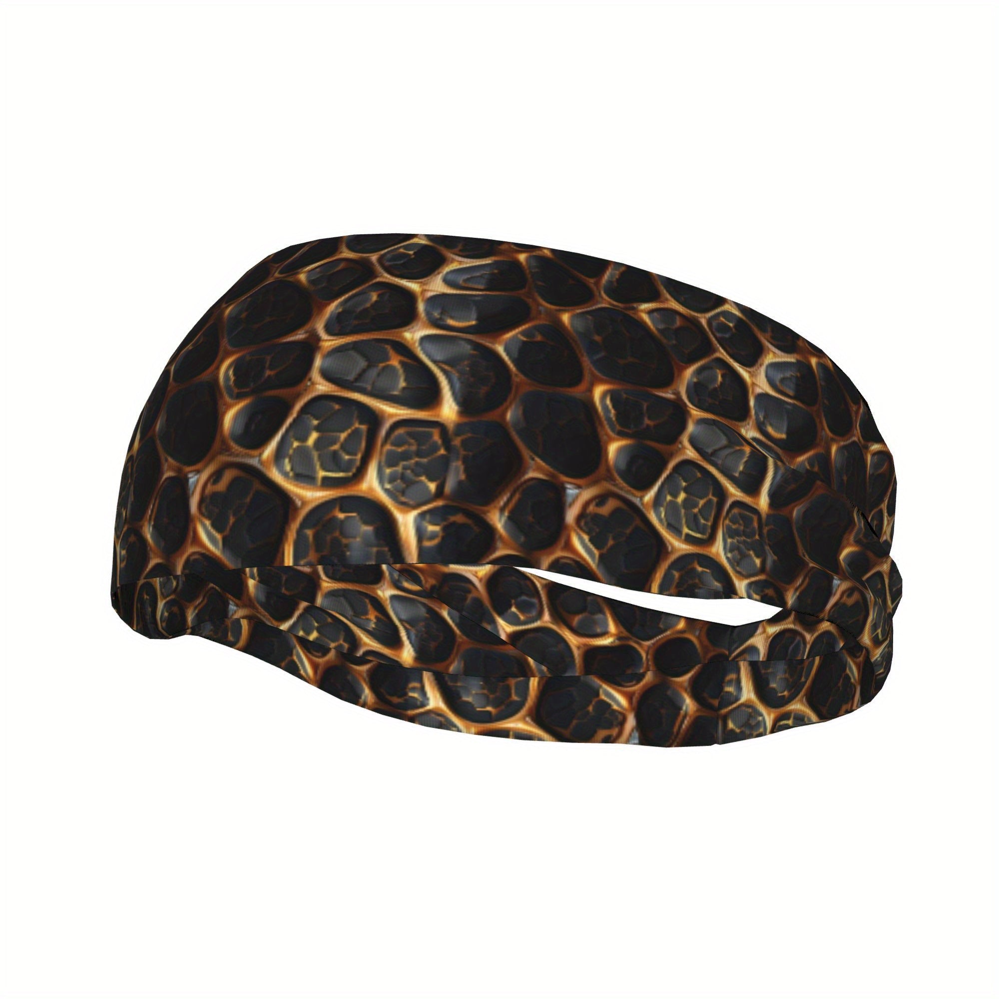Unisex Sports Headband Sweat Wicking Breathable Polyester