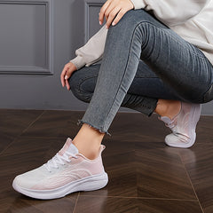 Women's Ombre Athletic Running Shoes Mesh Sneakers