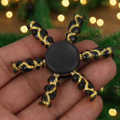 Mini Colorful Fidget Spinner Metallic Spin Ideal for Focus