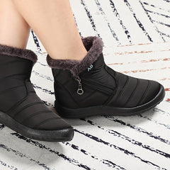 Women's Waterproof Snow Boots Plush Lined Snow Shoes