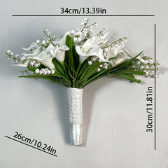 Artificial Calla Lily Bridal Bouquet Set for Wedding Home Decor
