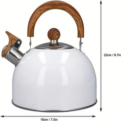 2.5L Stainless Steel Whistling Kettle Universal Kettle