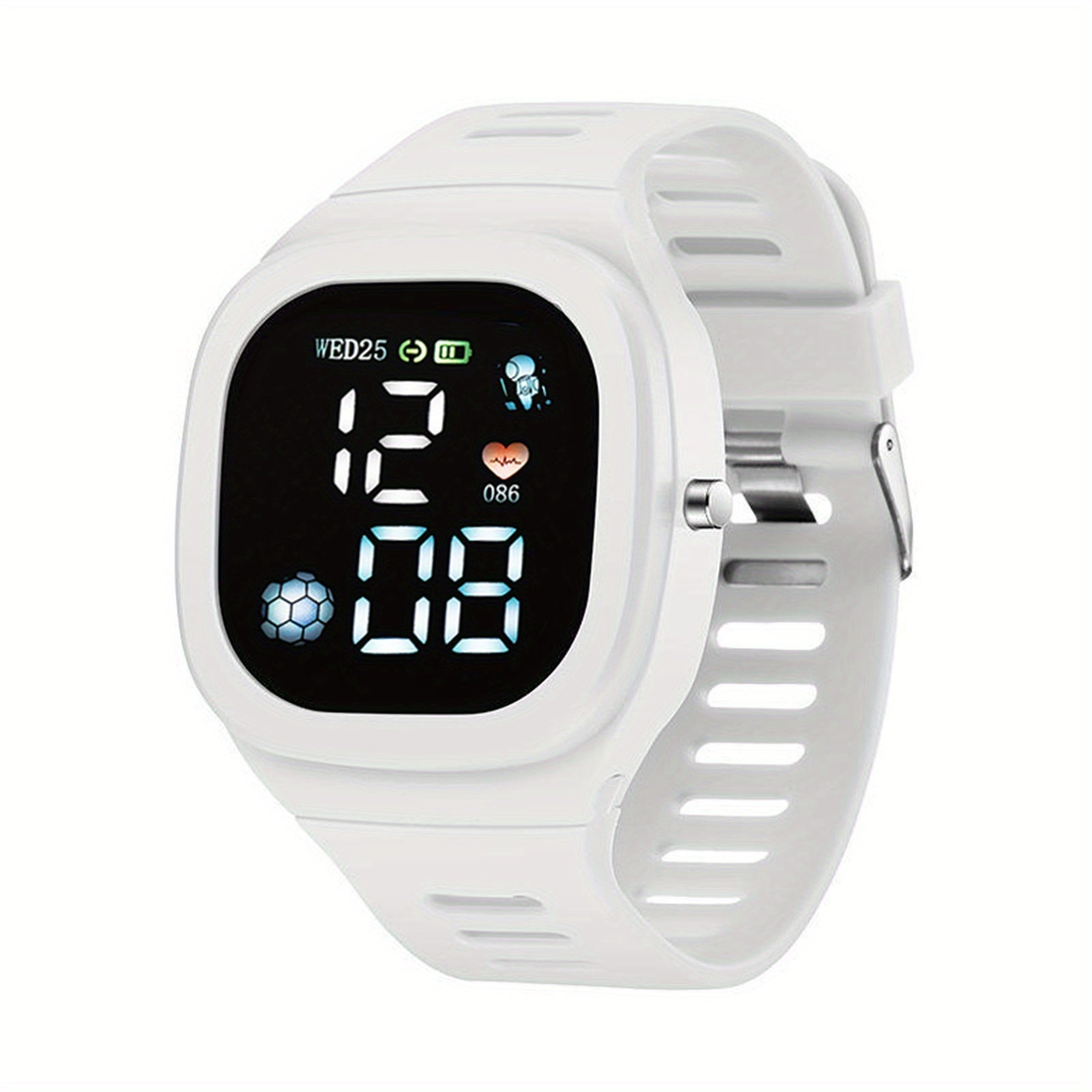 Electronic Watch LED Display Easy Operation Watch