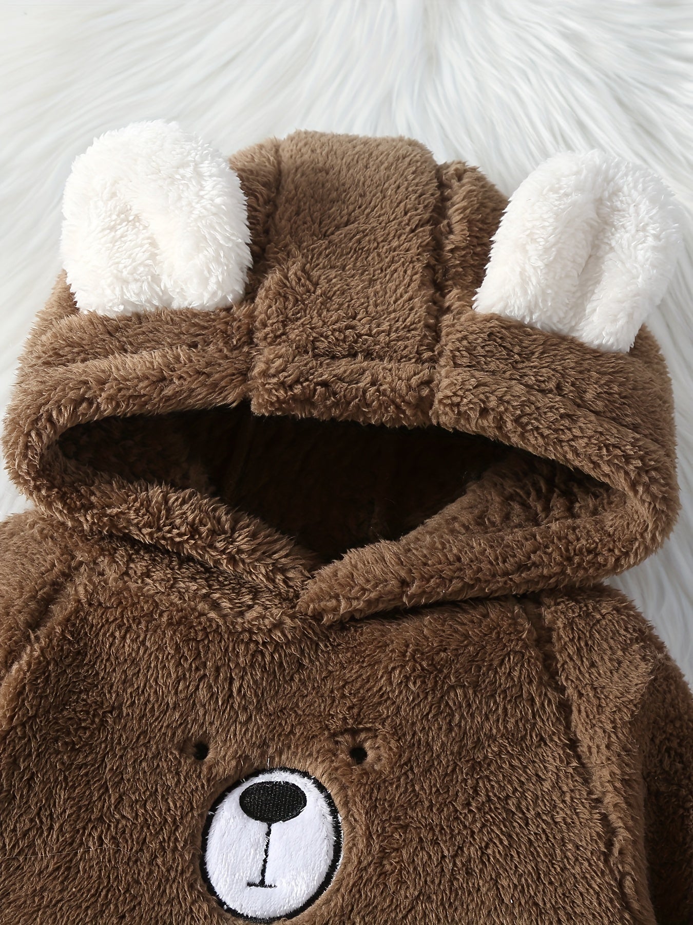 Cute Animal Fleece Romper for Cozy Winter