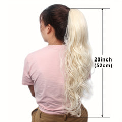 Curly Ponytail Extension Highline Brown Mix Blonde