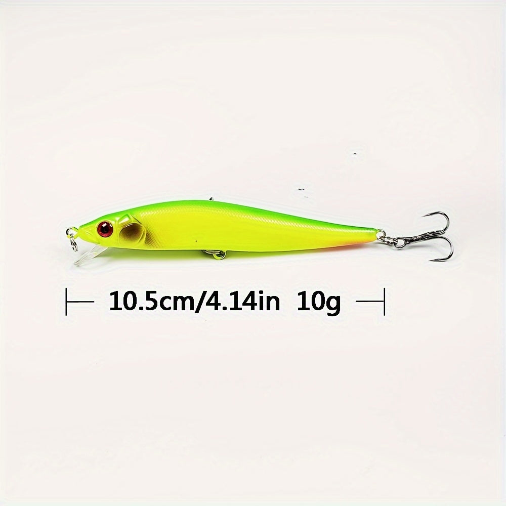 8pcs Minnow Lure 10 10g Floating Crankbait Trout Bass Carp