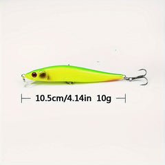 8pcs Minnow Lure 10 10g Floating Crankbait Trout Bass Carp