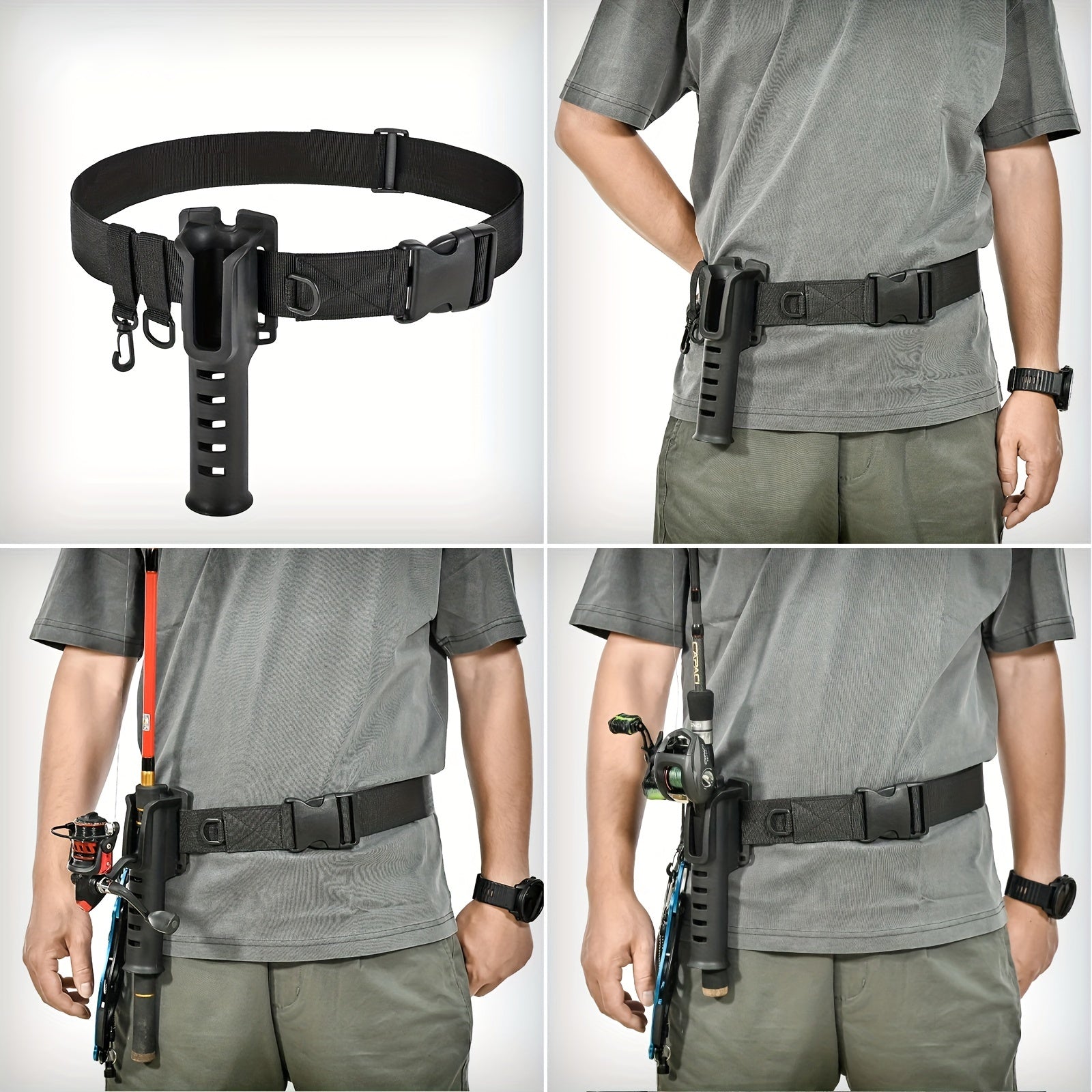 Portable Belt Rod Holder Fishing Gear Tackles Accessories