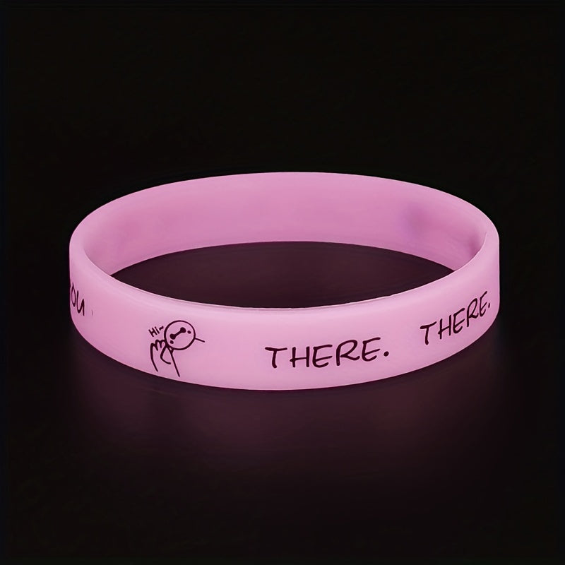 Night Glow Silicone Bracelet Rubber Wrist Band