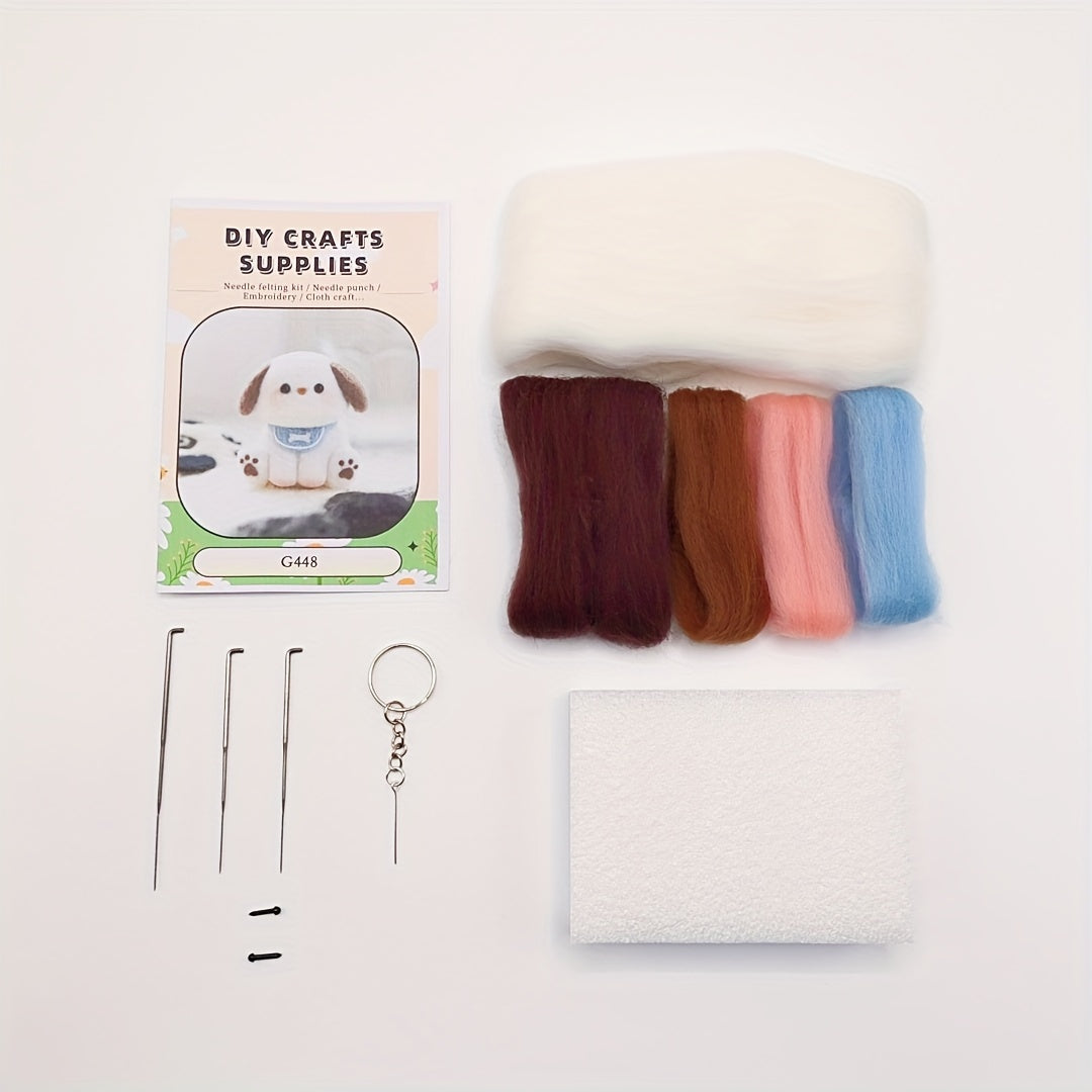 Dog Plush Felt DIY Kit Gift Doll Home Decor