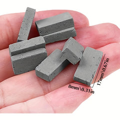 50pcs Mini Simulation Small Red Brick Model Material Building