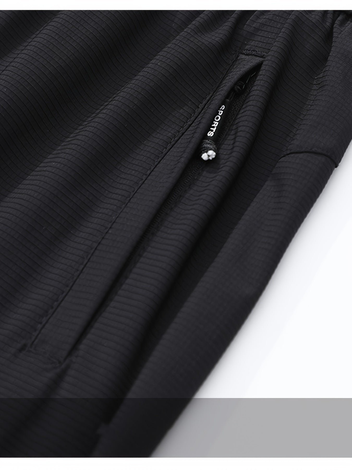 Men's Lightweight Zipper Pocket Trousers Casual Outdoor Pants