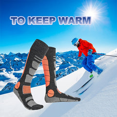 1pair Thermal Socks for Skiing Hiking Snowboarding Climbing