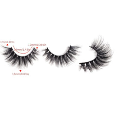 4 Pair Exaggerated Thick Curling False Eyelashes 17mm