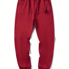 Eiffel Tower Drawstring Sweatpants Men's Jogger Pants