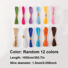 Dry Lafite Monochrome Paper Rope Hemp Rope Handicraft Ribbon Bouquets Wrapping