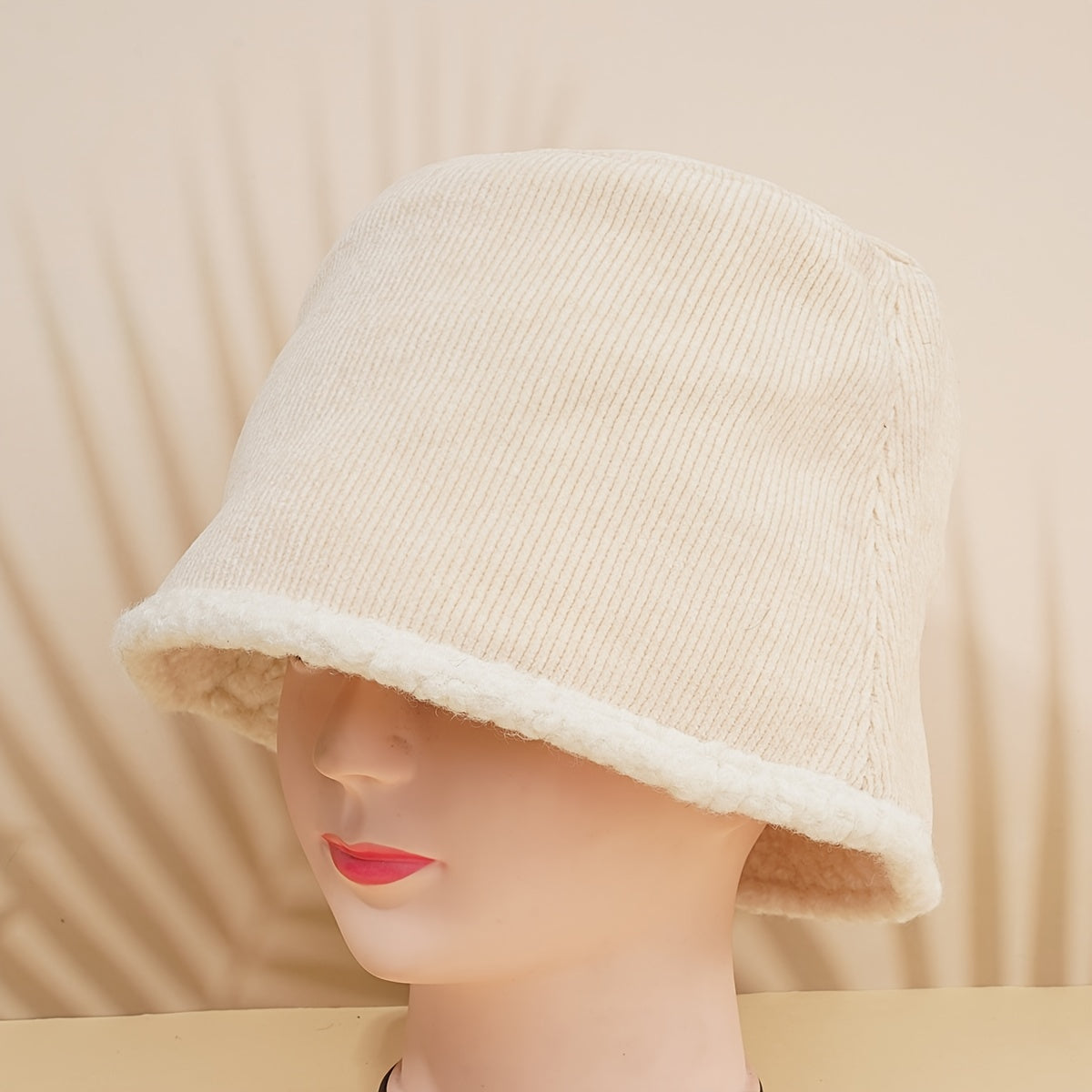 Women's Vintage Bucket Hat Fall Winter Brim Basin Hat