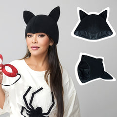 Women's Cat Ear Party Hat feline cosplay wig cap Lightweight Polyester Costume H