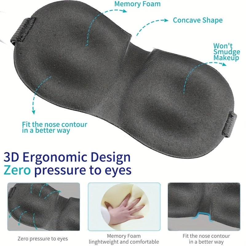 3D Sleeping Eye Mask for Travel Office and Home