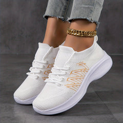 Women's Breathable Running Shoes Lightweight Non slip Leisure Shoes