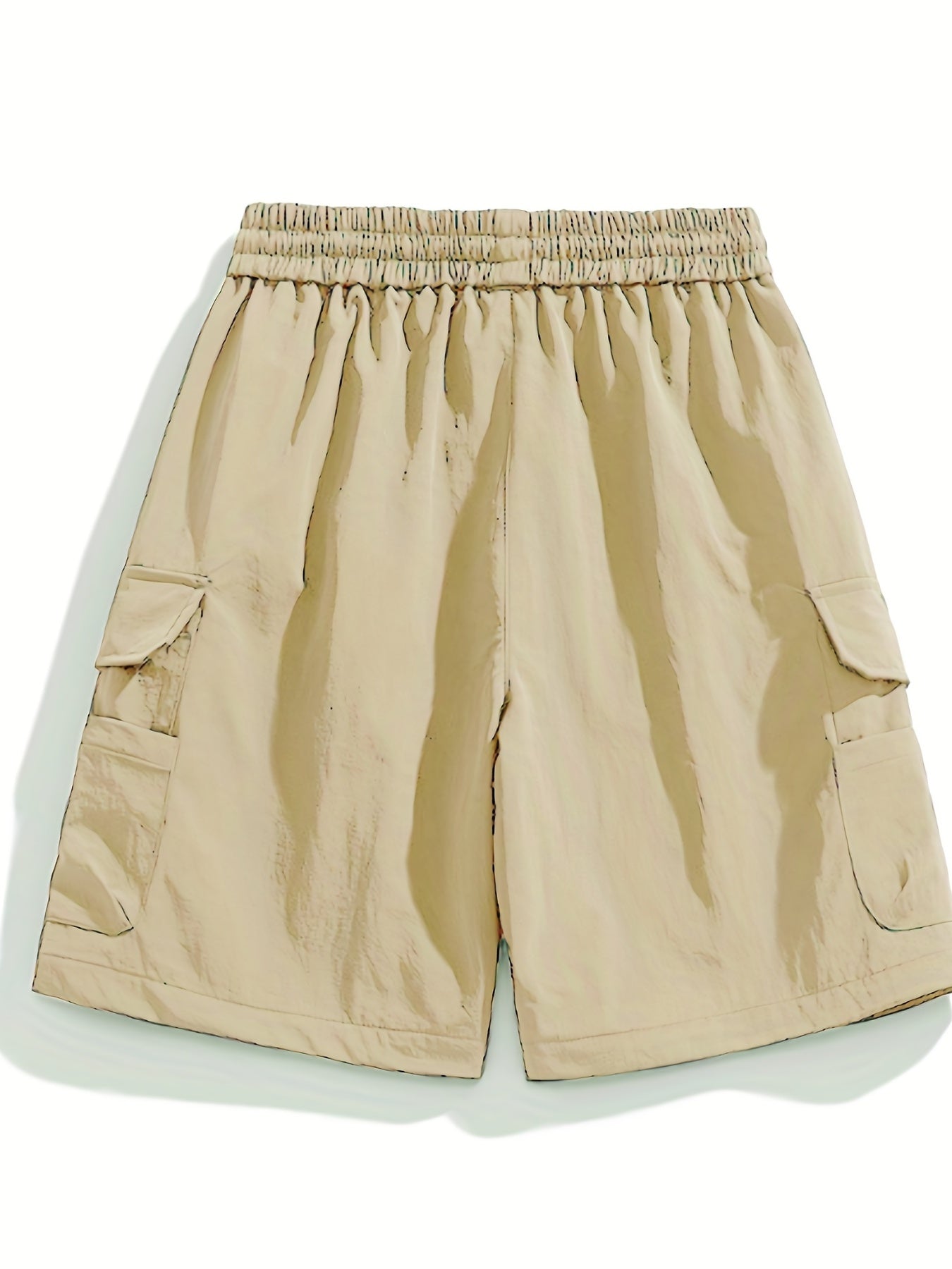 Men's Drawstring Cargo Shorts with Pockets